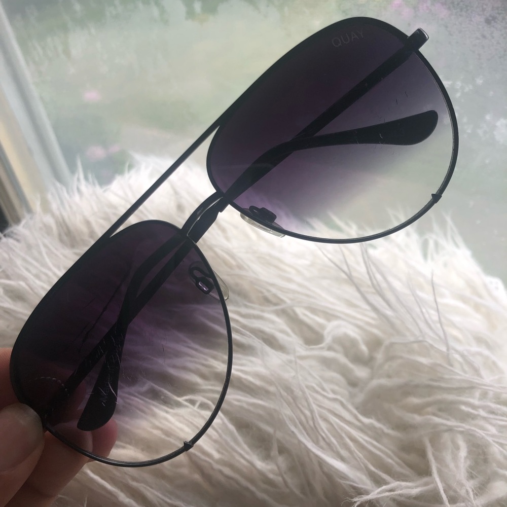 Quay Australia High Key Black Fade Sunglasses